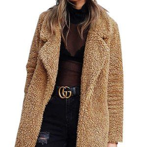 brown teddy coat - similar coat sold out coat at Alo yoga